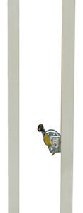 Juego Postes Voleibol Fijos De Aluminio Seccion Cuadrada 80X80Mm