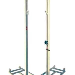 Juego Postes Voleibol Trasladables De Aluminio Sección Cuadrada 80X80Mm