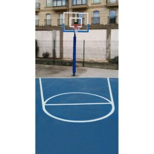 Juego Protección Postes Basket/ Minibasket Monotubo 80X80 Mm