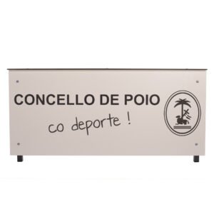 Mesa Anotadores Basic Fenólico 8Mm Blanco Personalizable