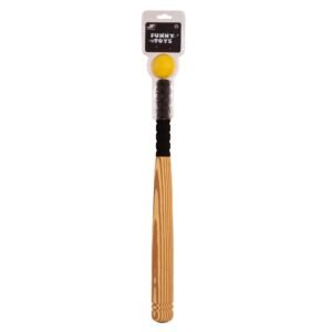 Bate Con Pelota Béisbol Softee Wood