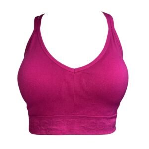 Sujetador Sin Costuras Tacchini Fucsia