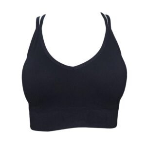 Sujetador Sin Costuras Tacchini Negro