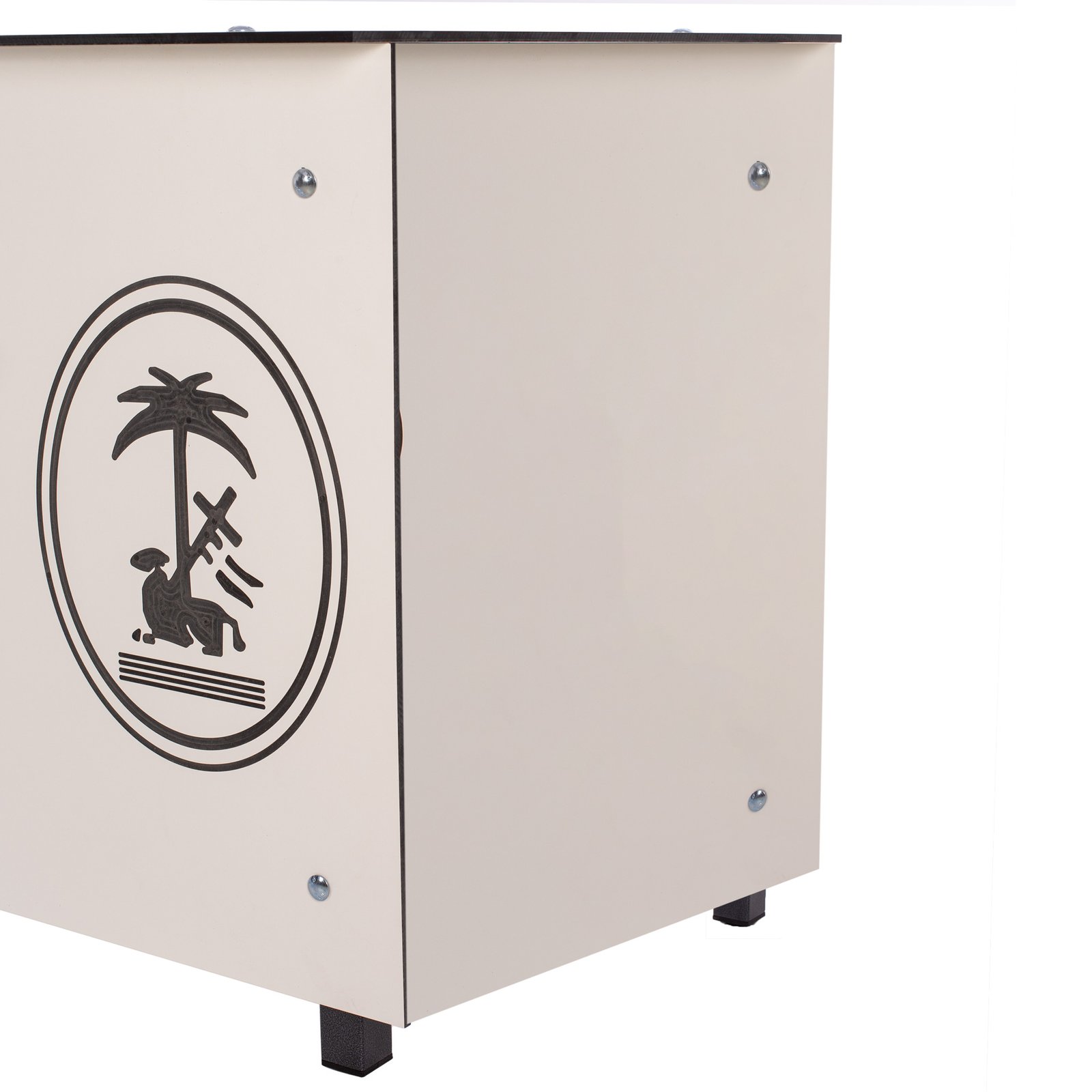 mesa anotadores completa fenólico 8mm blanco personalizable 3