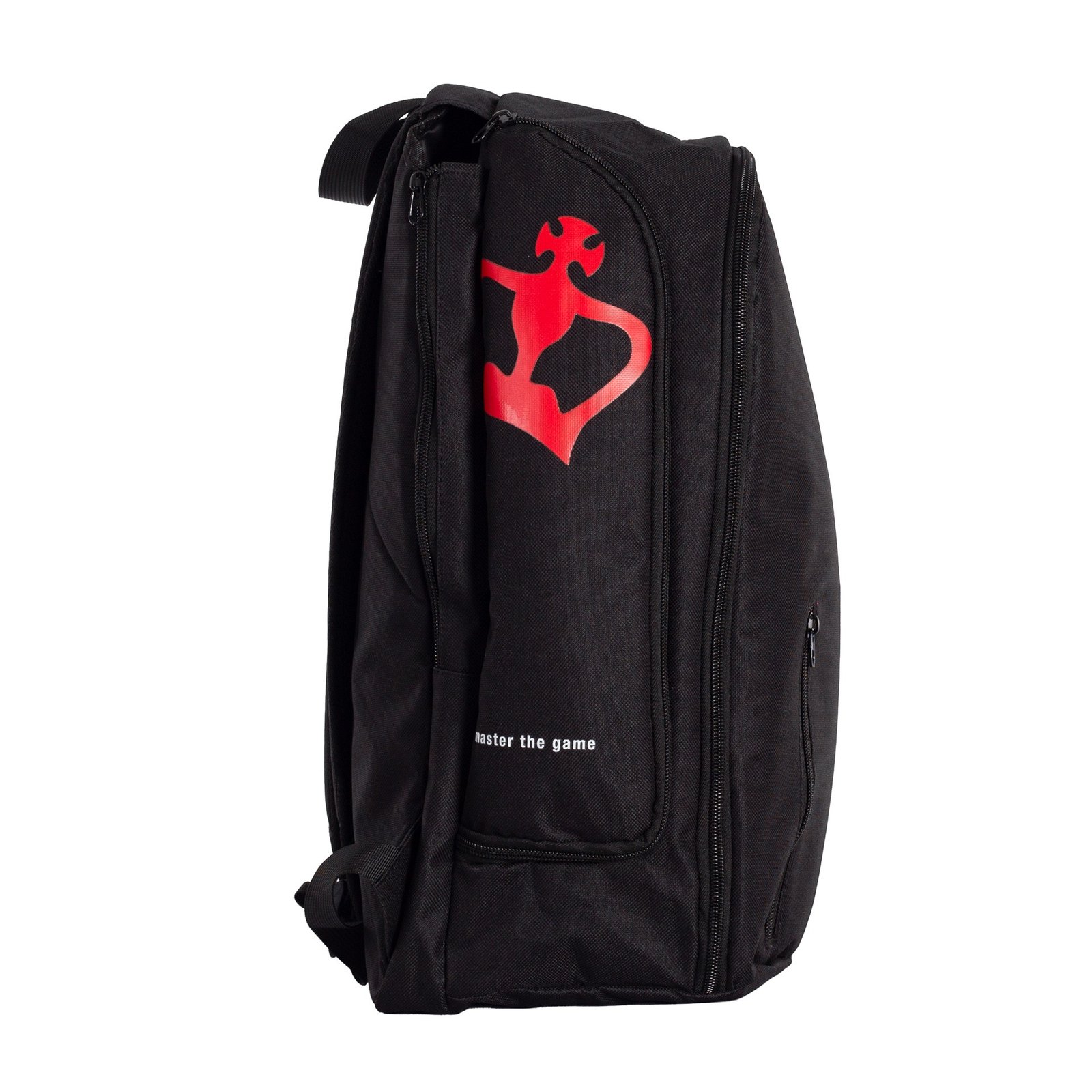 mochila black crown focus única negro rojo