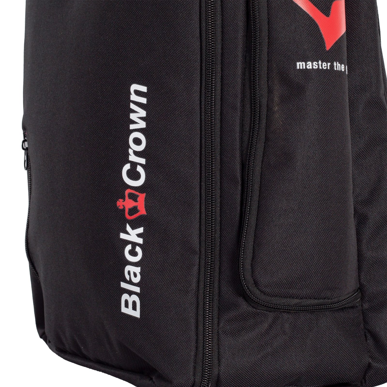 mochila black crown focus única negro rojo 5