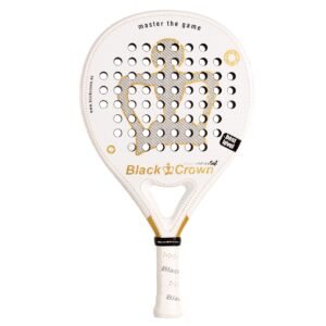 Pala De Pádel Black Crown Piton White Soft