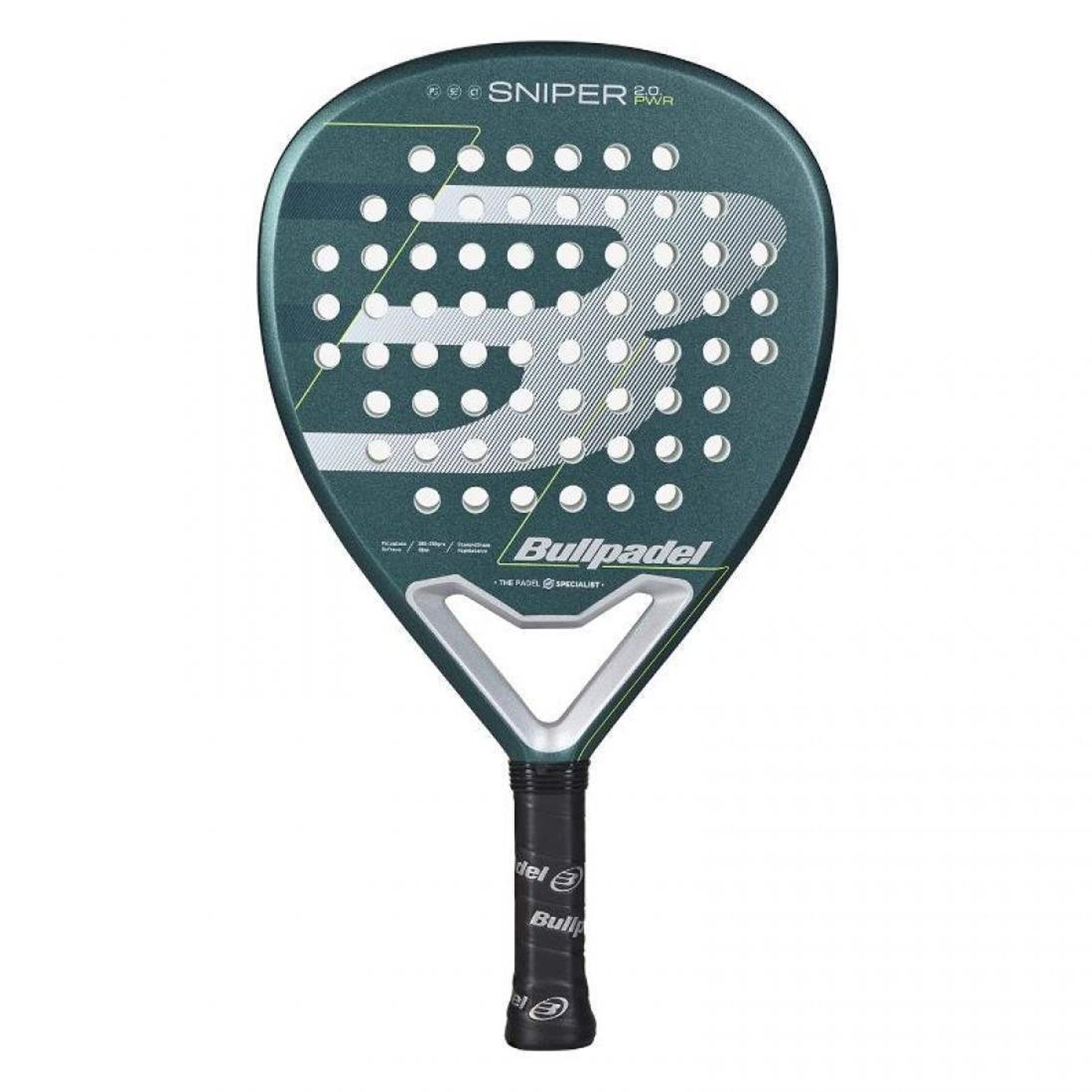pala de pádel bullpadel sniper 2.0 power azul claro 2026