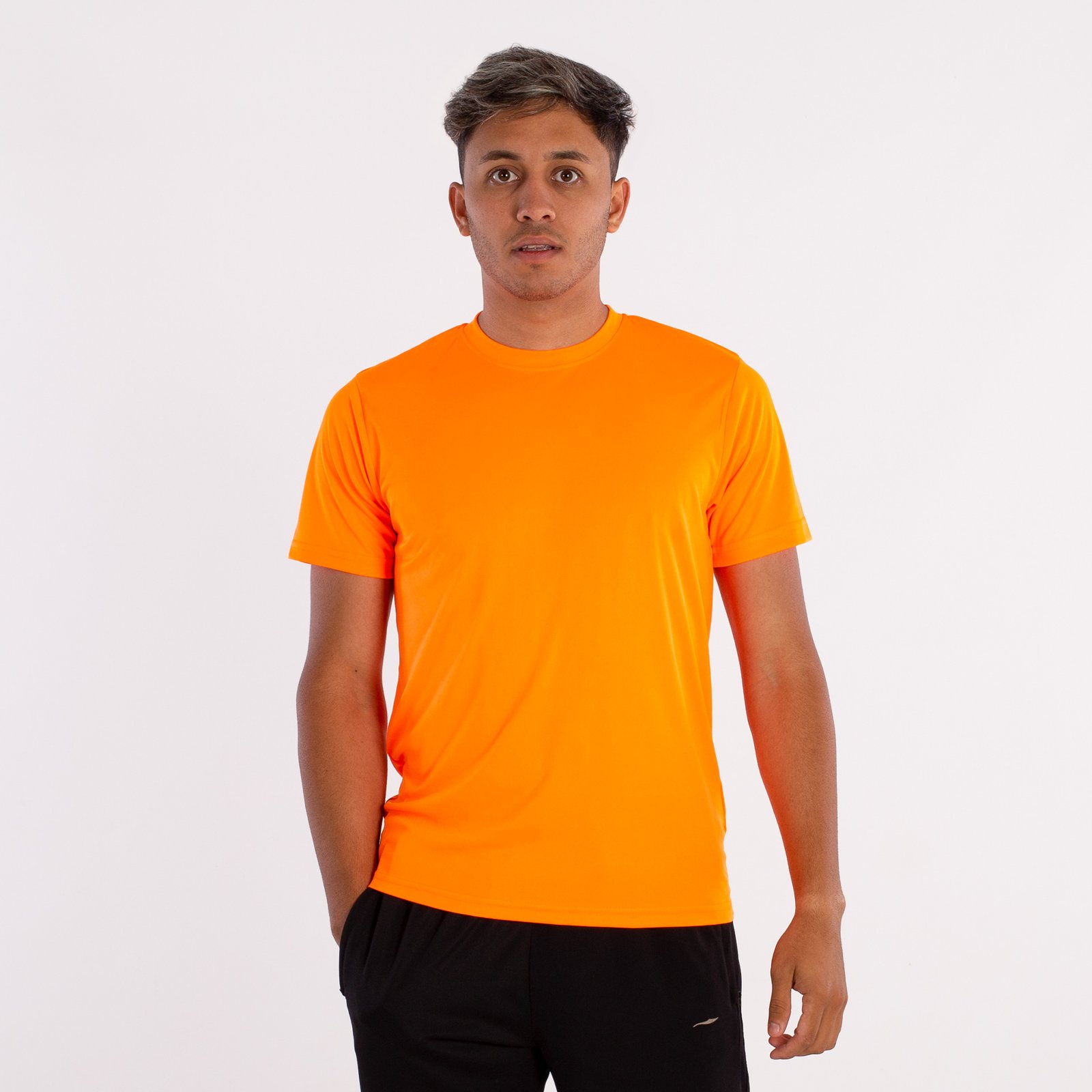 camiseta softee propulsion adulto naranja fluor 1