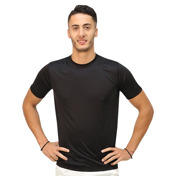 camiseta softee propulsion adulto negro