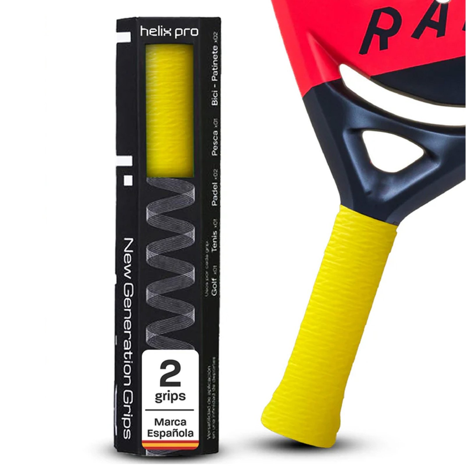 grip pádel helix pro amarillo