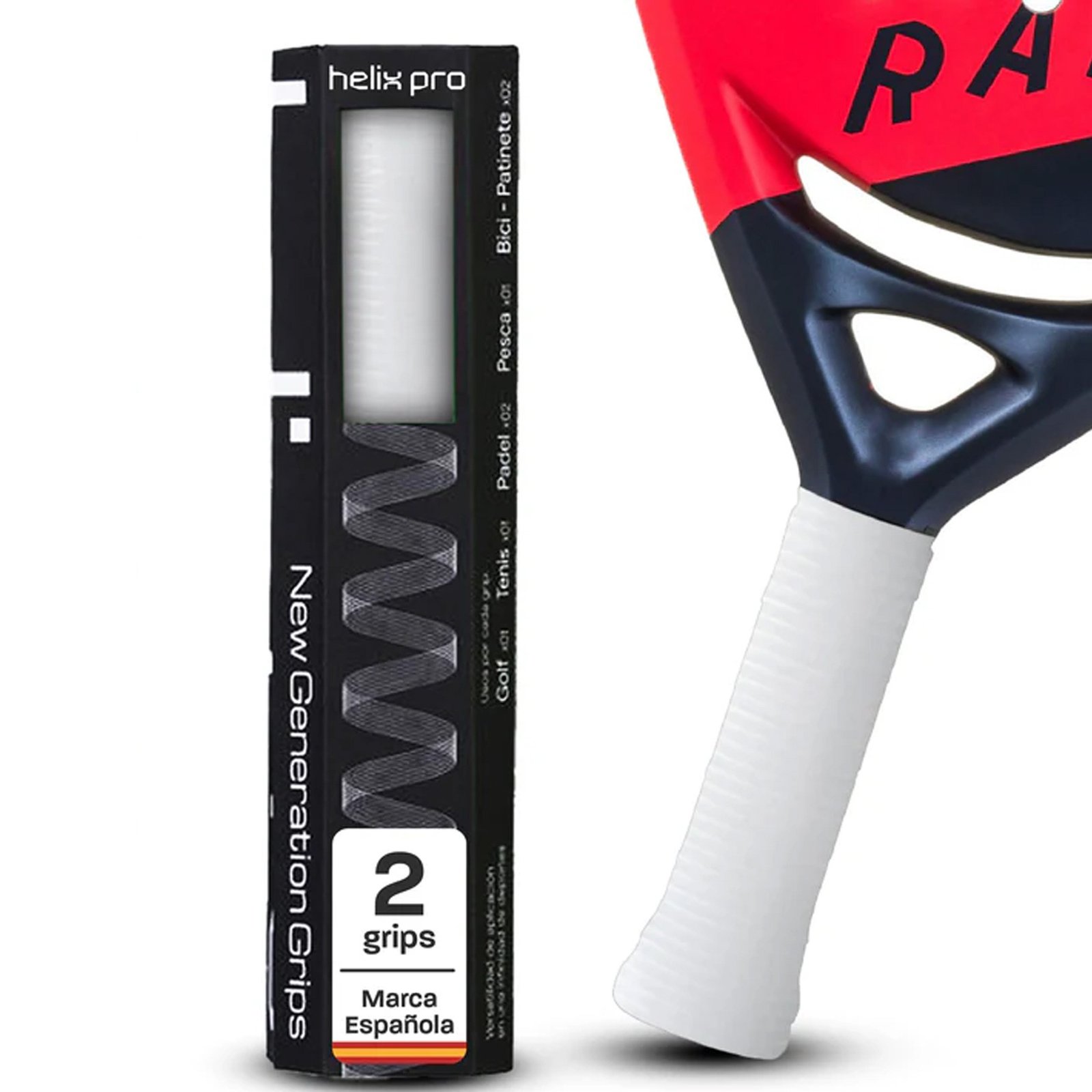 grip pádel helix pro blanco