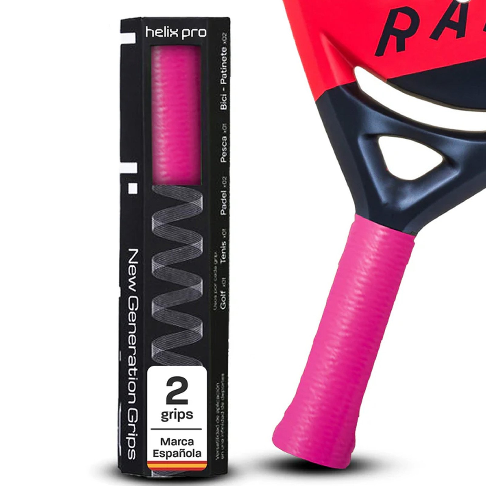 grip pádel helix pro rosa