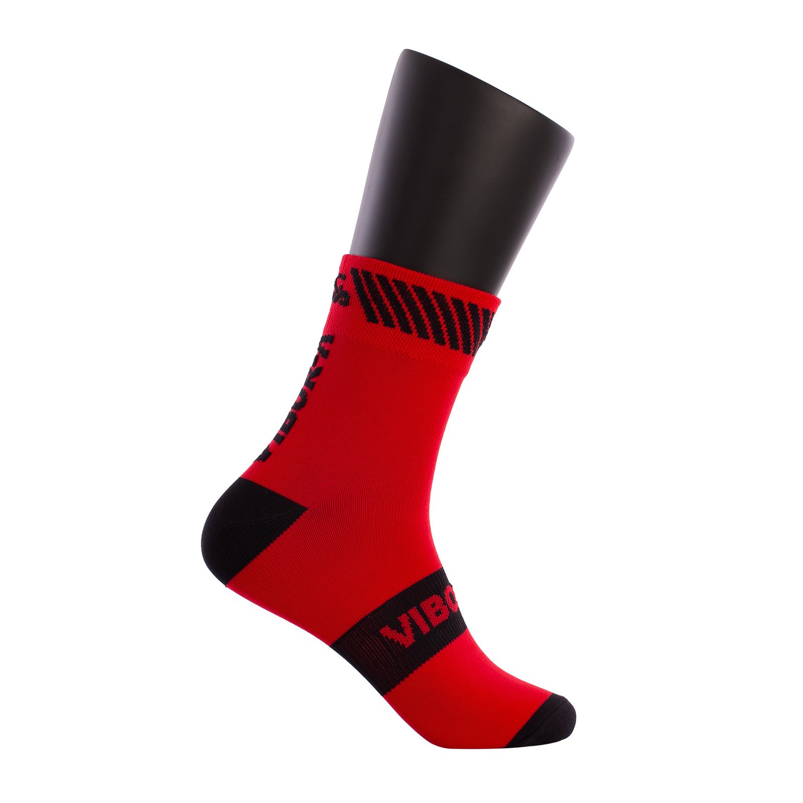 calcetines vibor-a kait media caña rojo negro