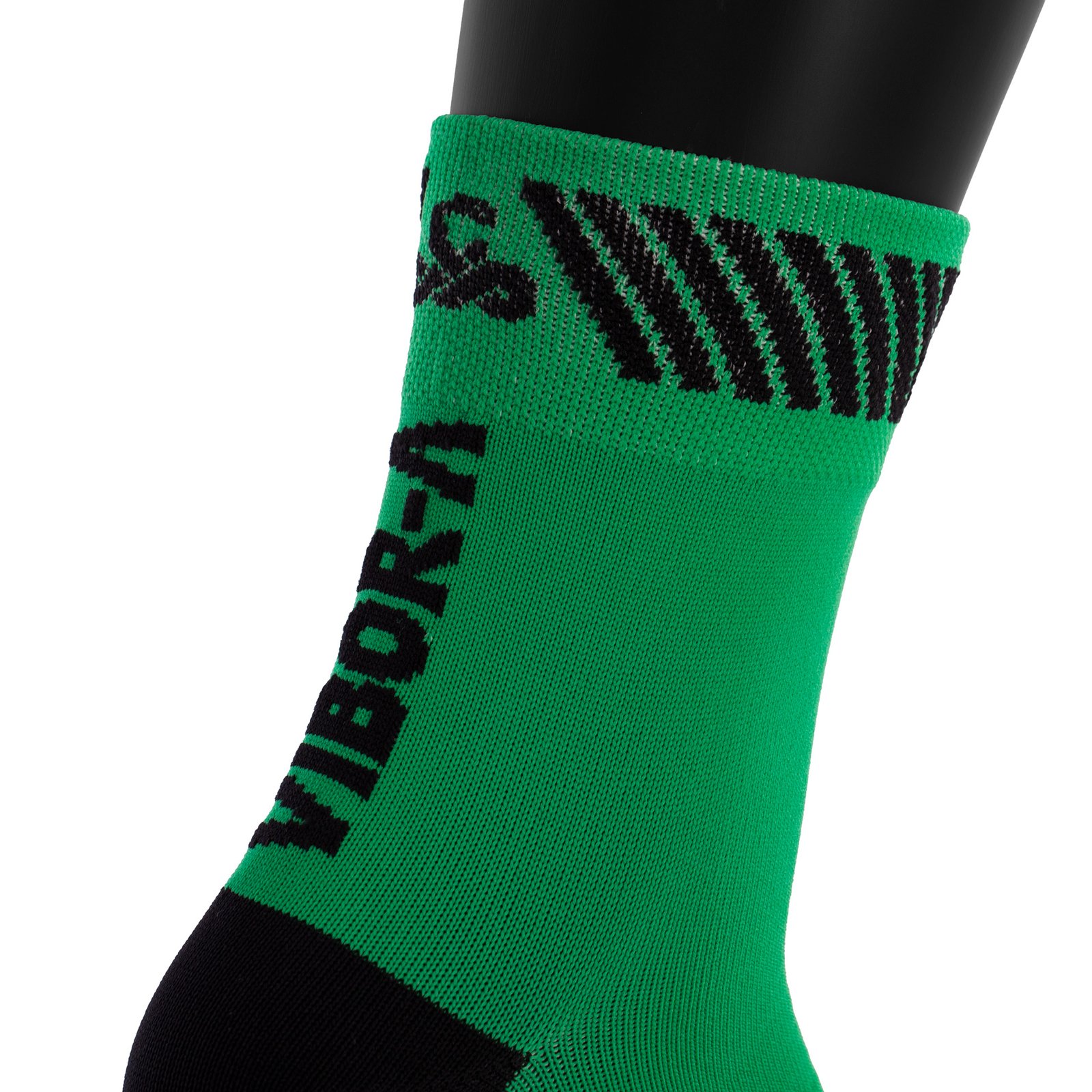calcetines vibor-a kait media caña verde negro 1