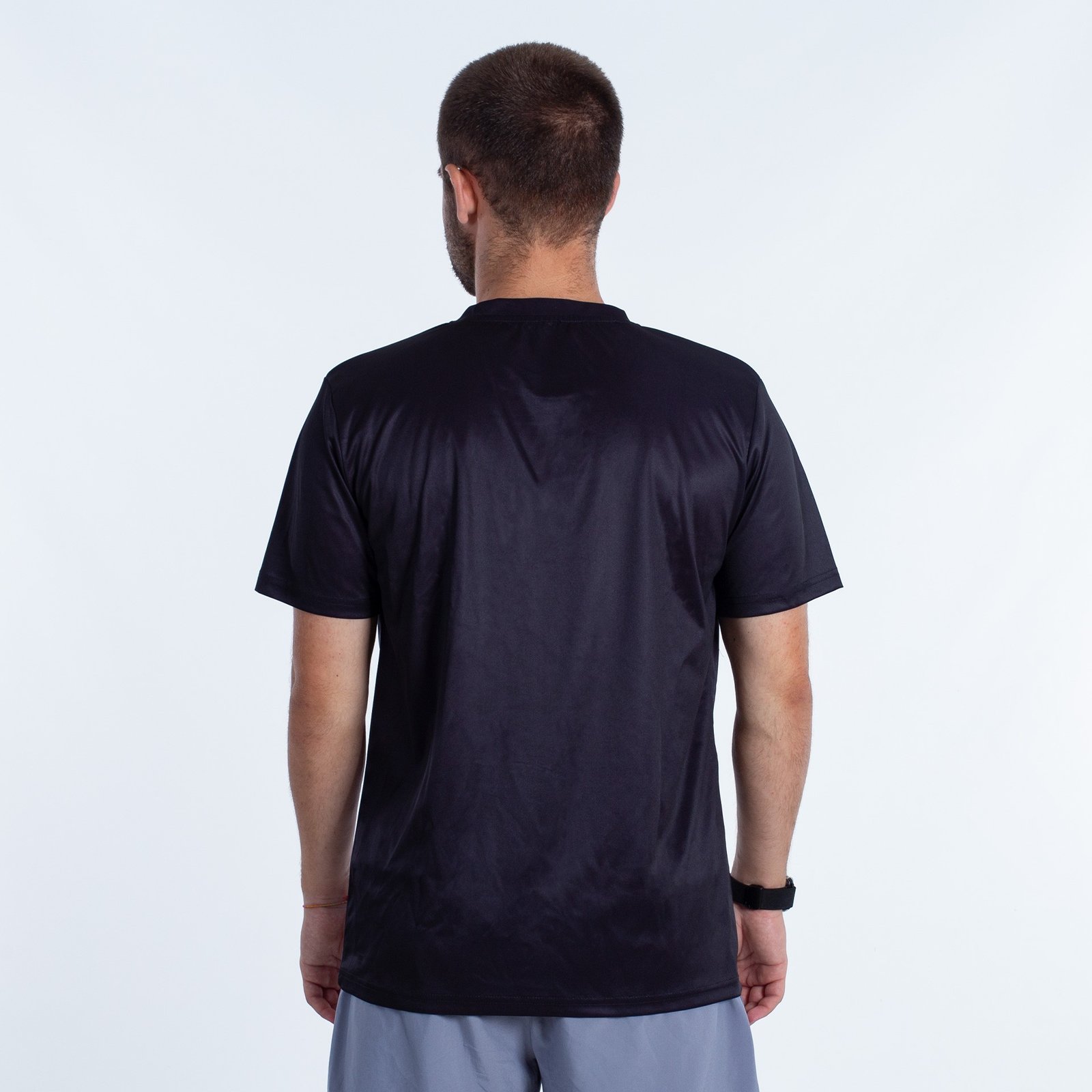 camiseta softee trionic negro gris 1
