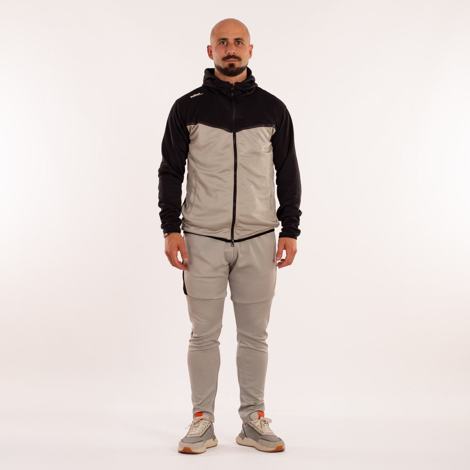 chándal softee connect negro gris