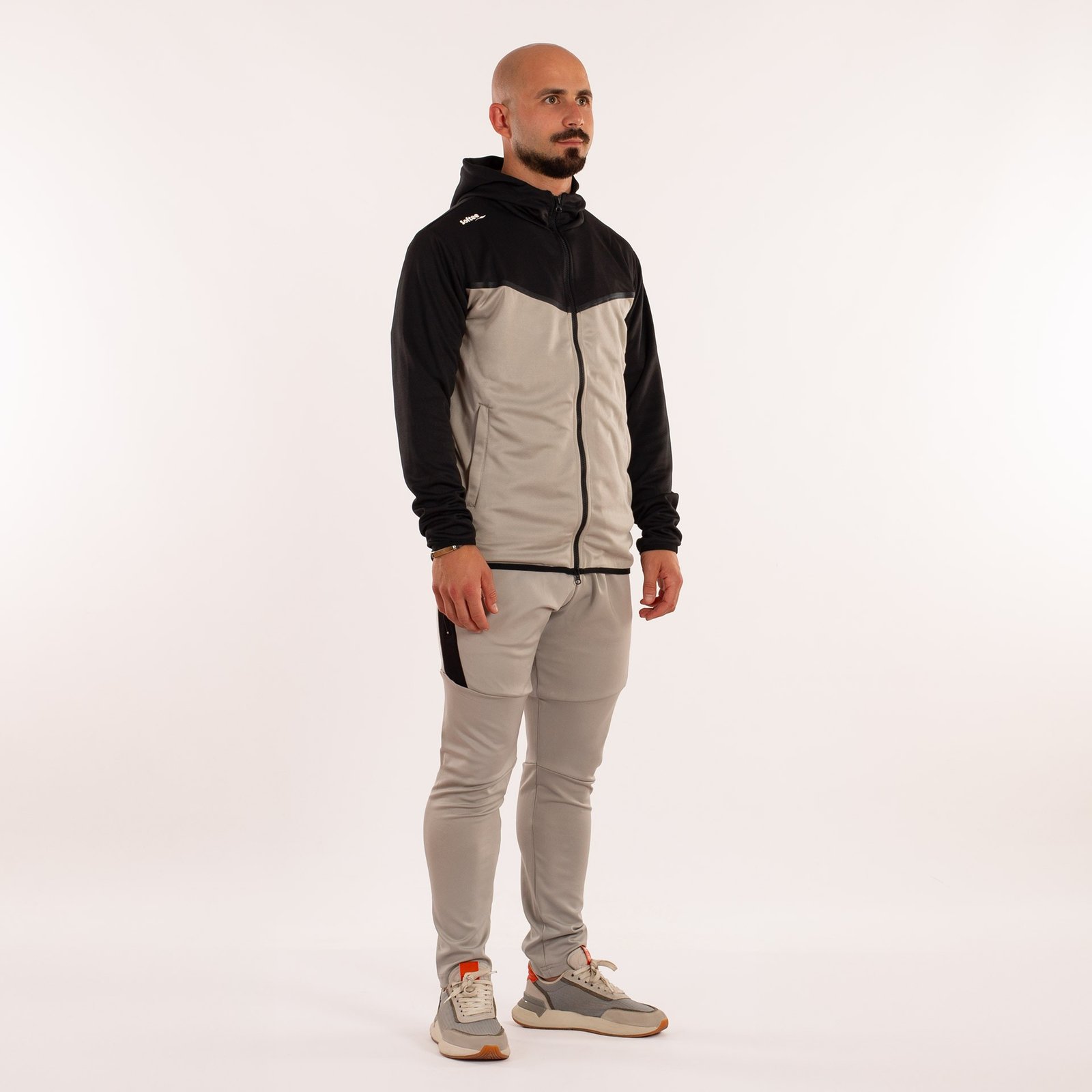 chándal softee connect negro gris 1