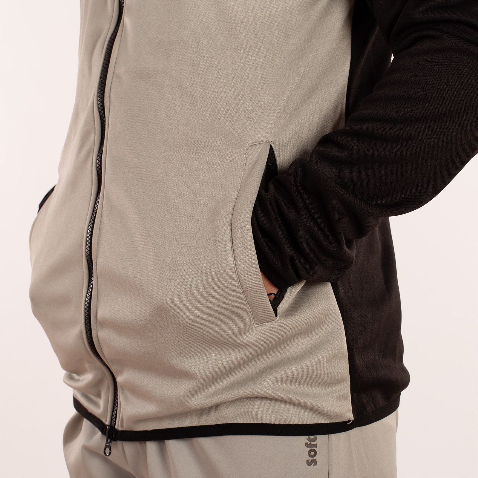chándal softee connect negro gris 12