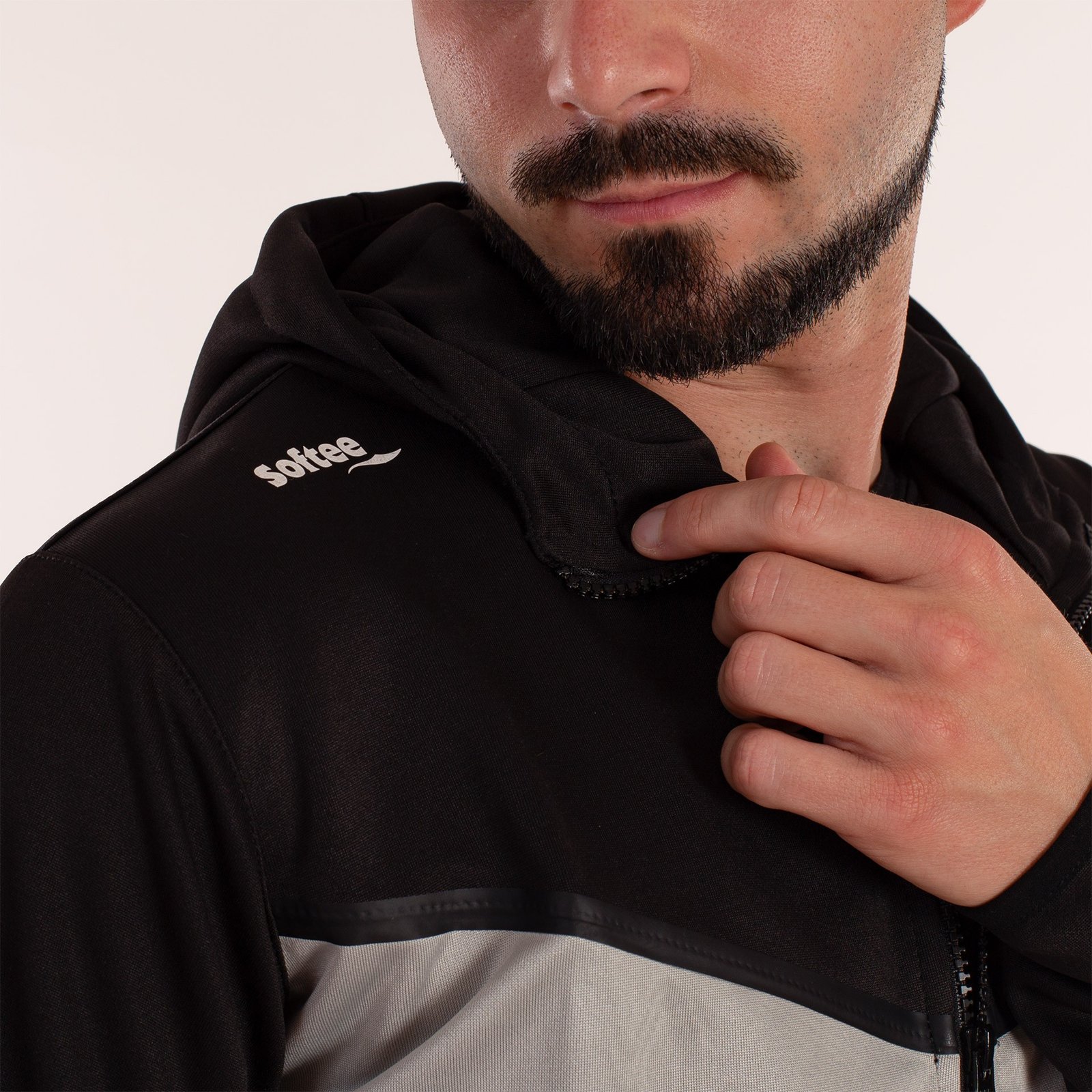 chándal softee connect negro gris 5