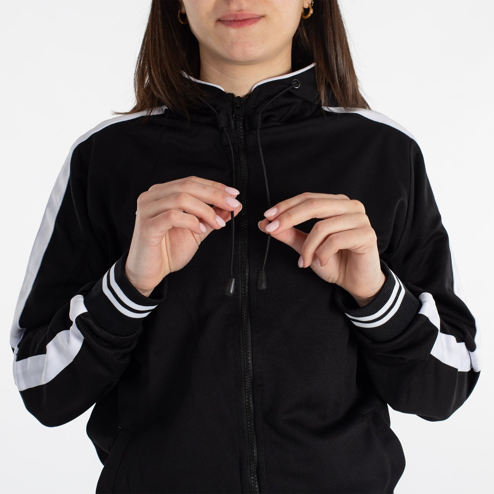 chándal softee fed adulto negro blanco 5