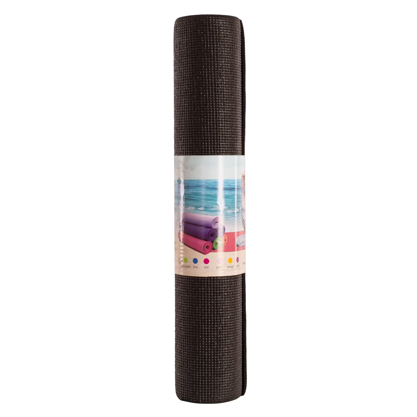 colchoneta yoga victoria 6mm 173x61x0,6 cm negro 1