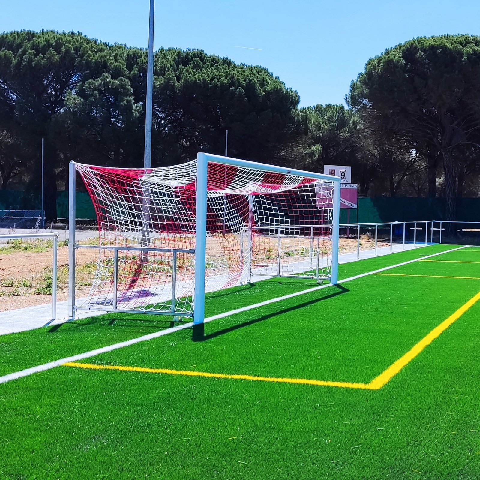 jgo porterías al. fútbol7 90mm abatibles arquillos galv caliente 1