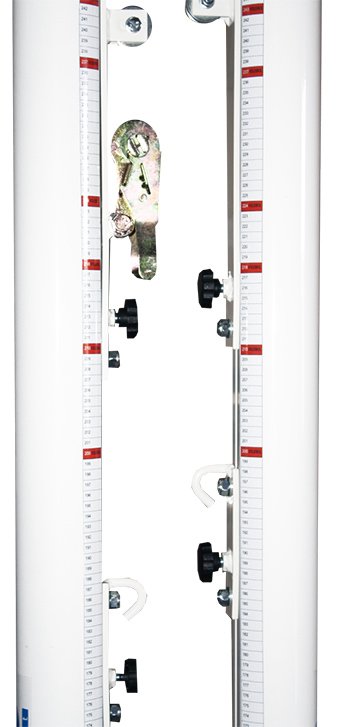 juego de 2 postes multialturas aluminio tubo de 90mm fijos