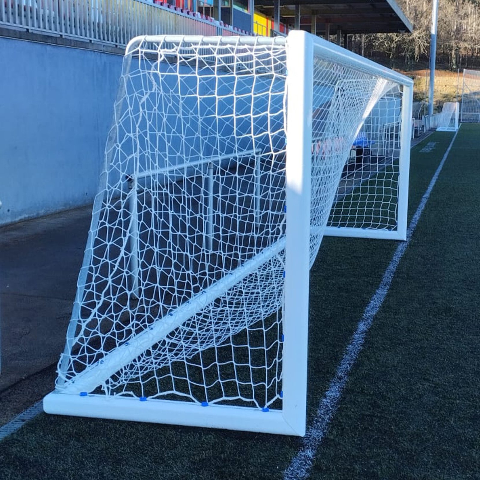 juego porterías aluminio fútbol 7 120×100 mm trasladables 1