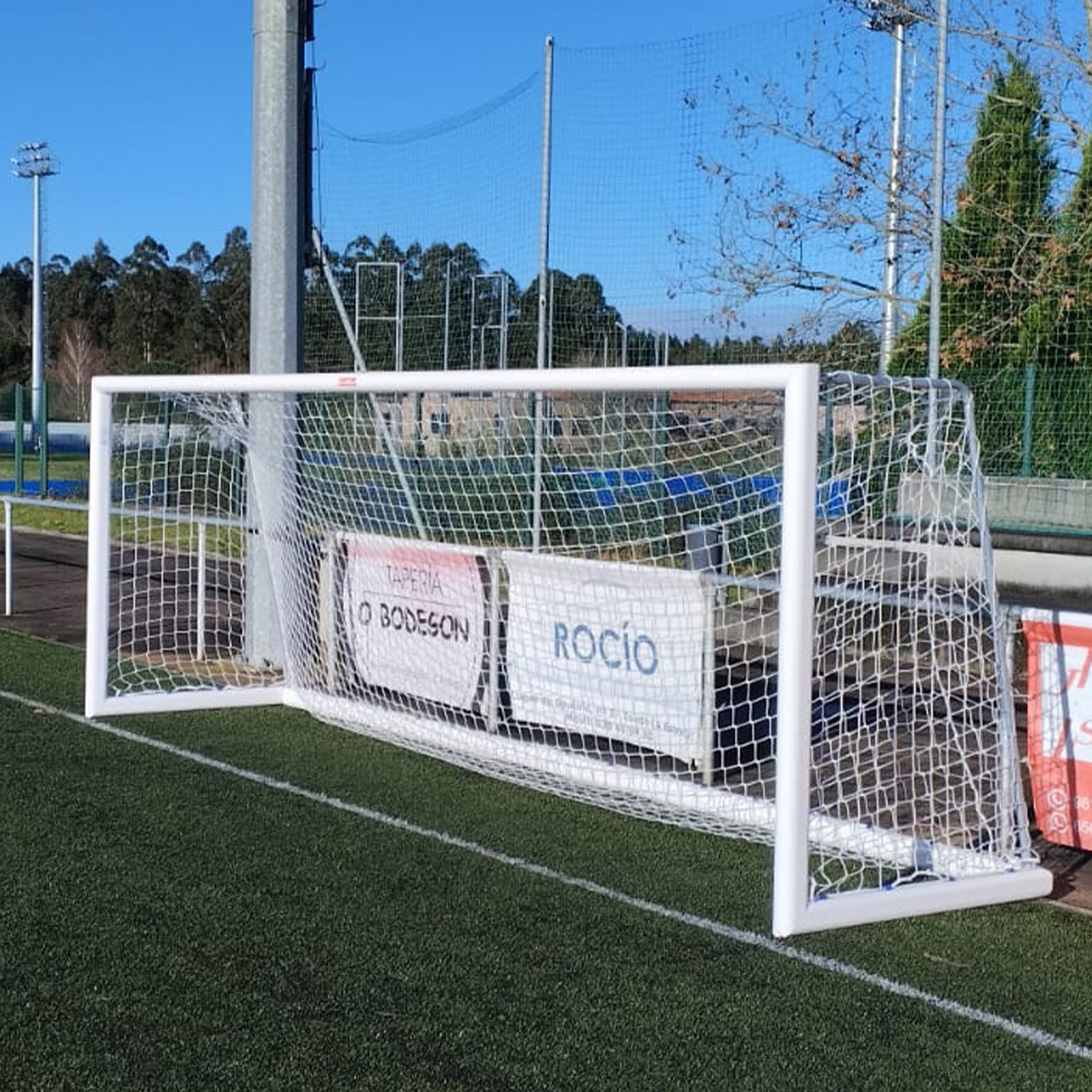 juego porterías aluminio fútbol 7 120×100 mm trasladables 2