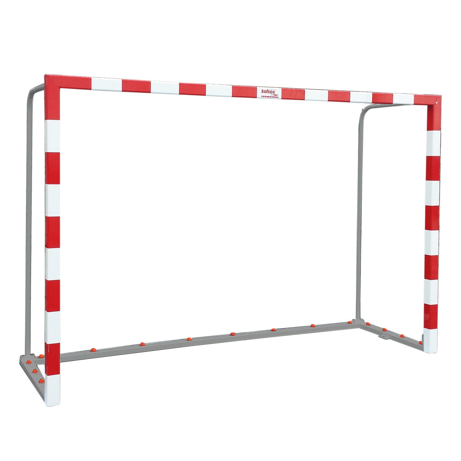 juego porterías f.sala/balonmano aluminio trasladables 80x80mm con base 80x40mm top 1