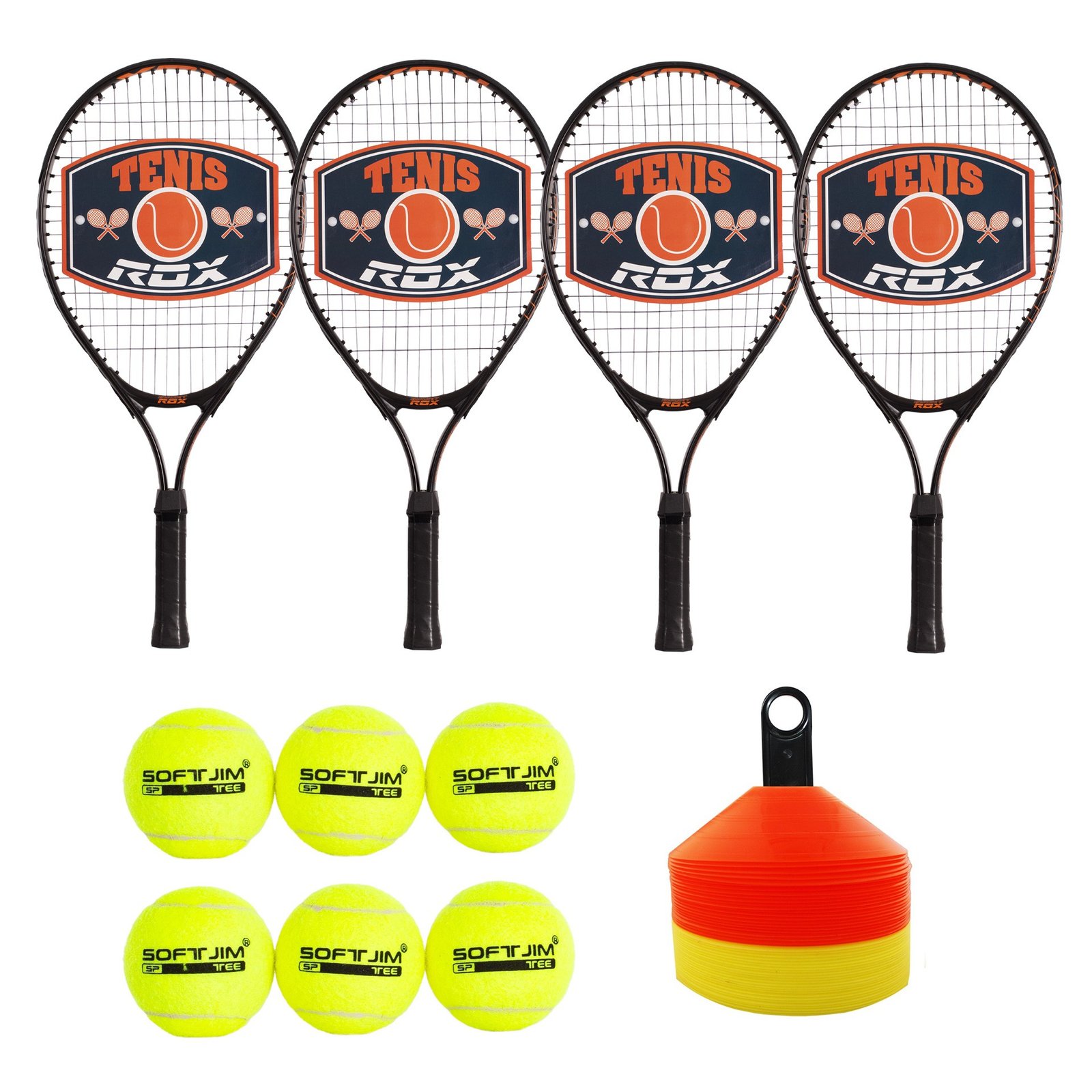 kit de entrenamiento tenis rox junior 1