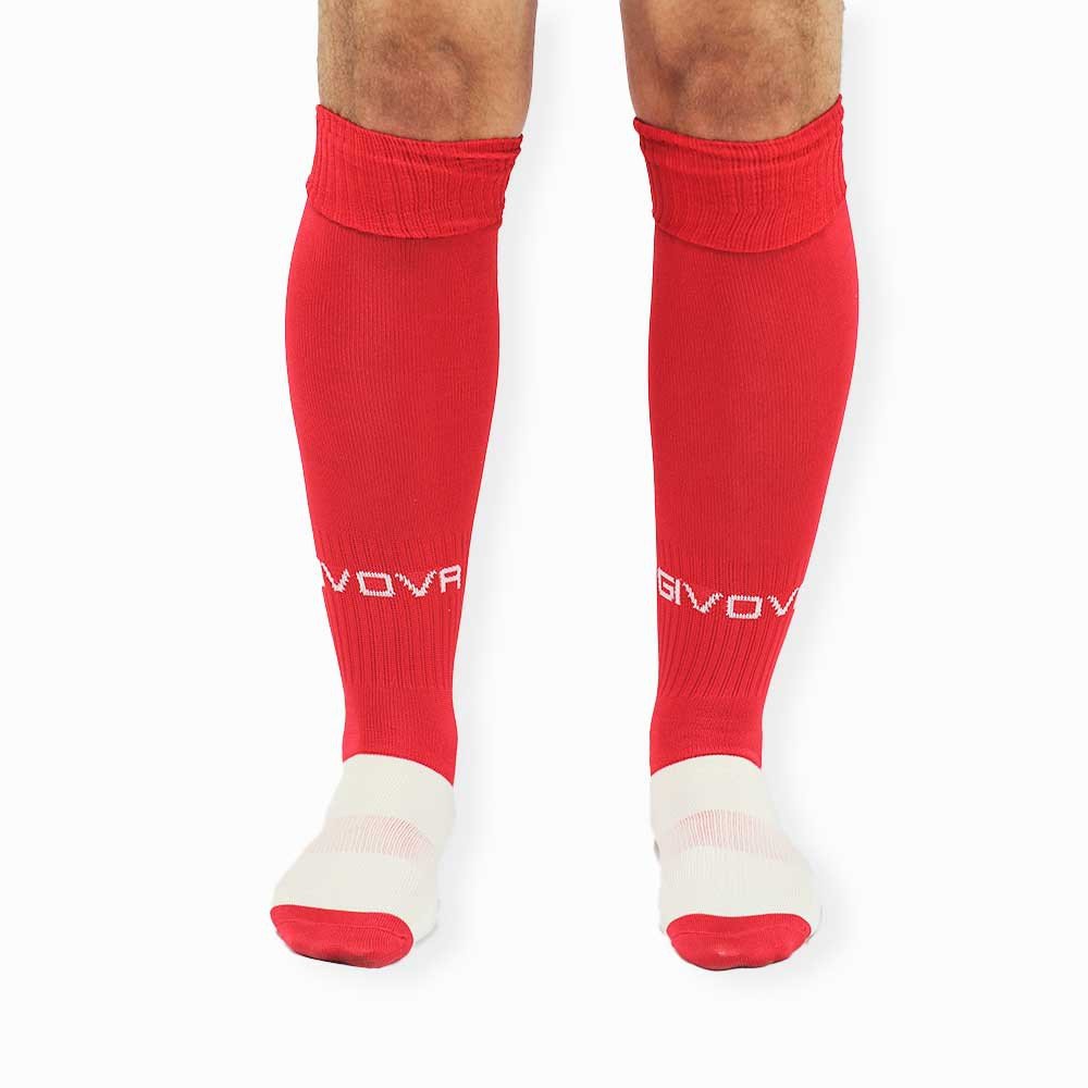 medias de fútbol givova rojo