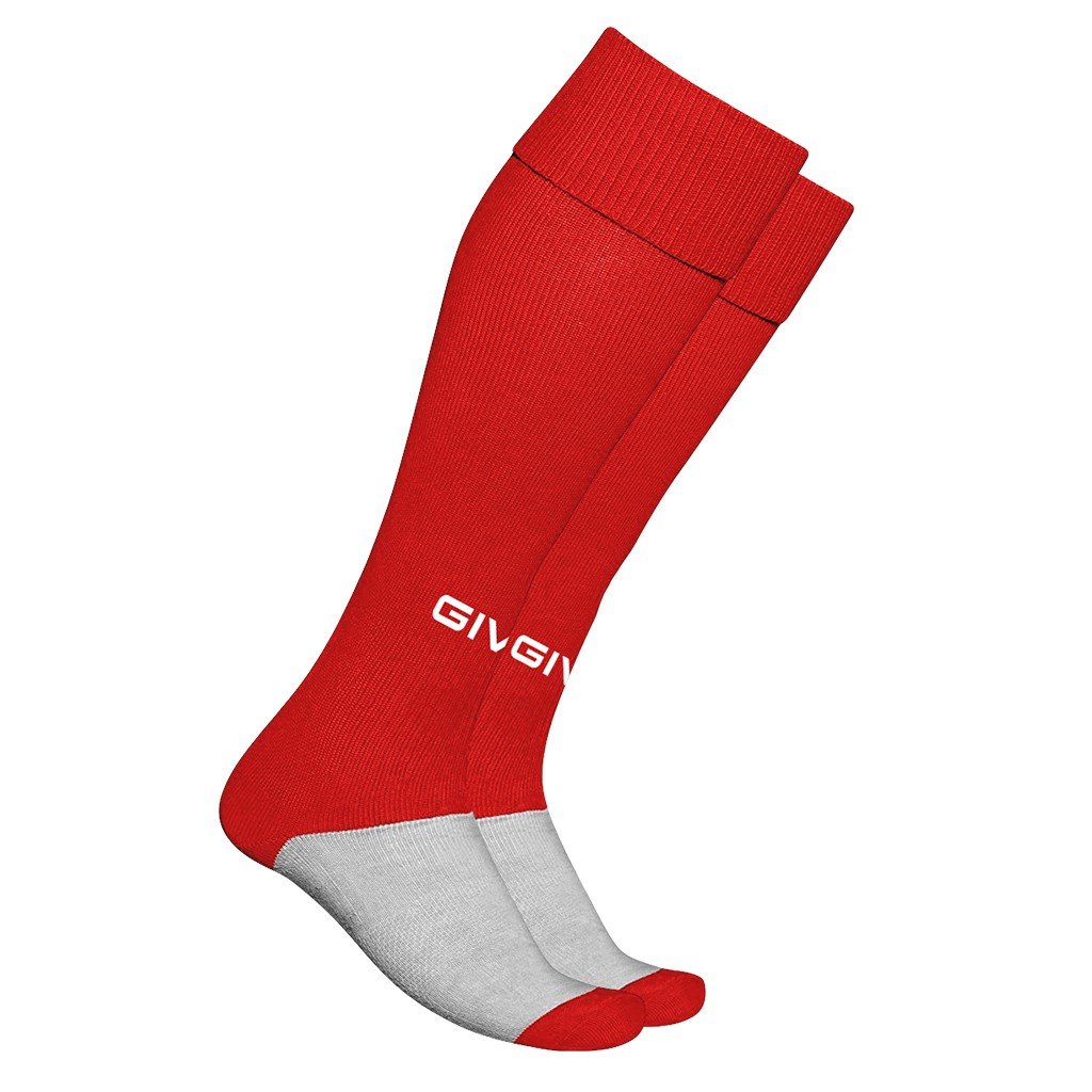 medias de fútbol givova rojo 1