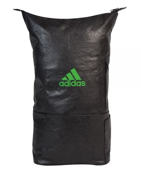 mochila adidas multigame negro/verde 1