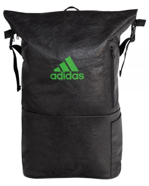 mochila adidas multigame negro/verde 3