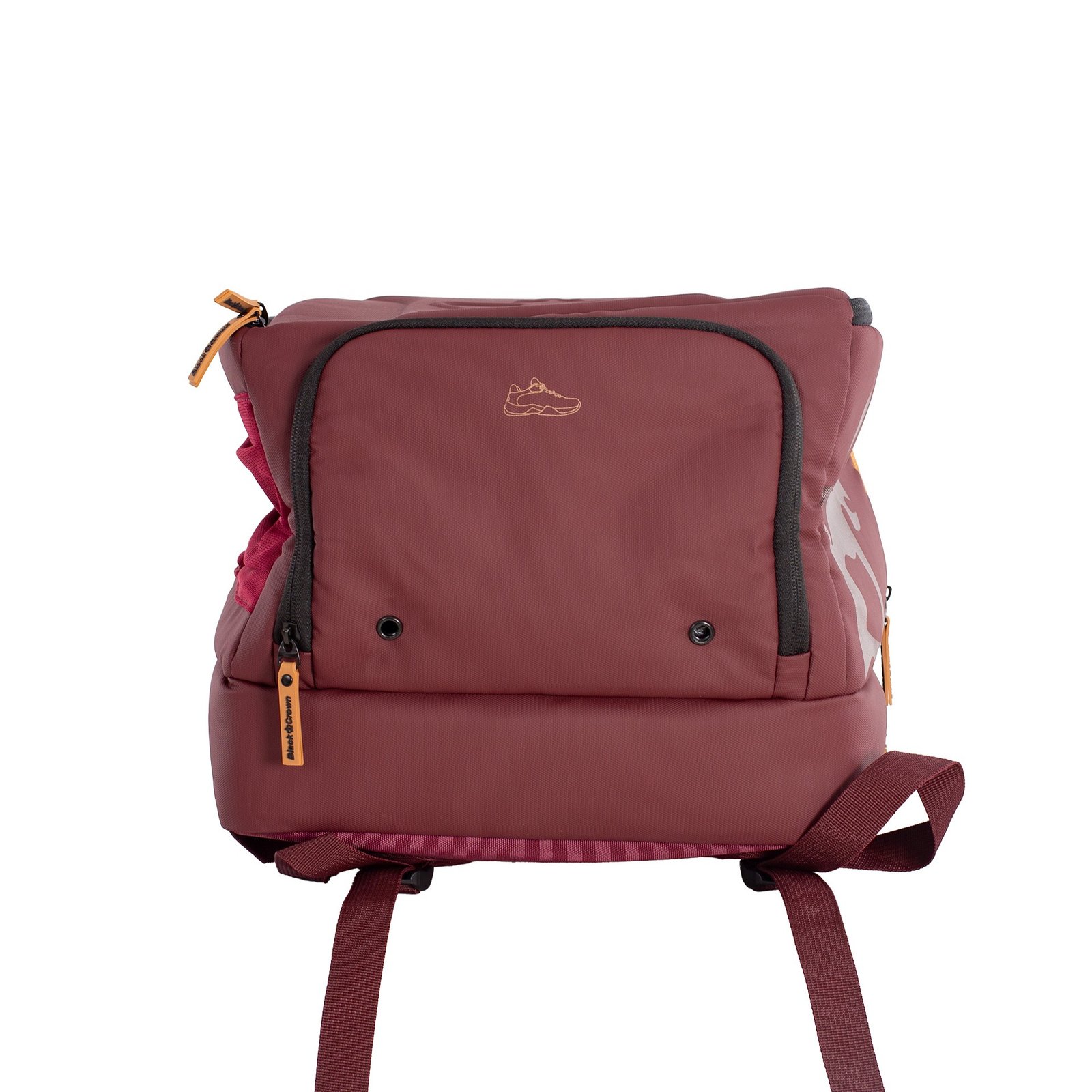 mochila black crown magic burdeos dorado 1