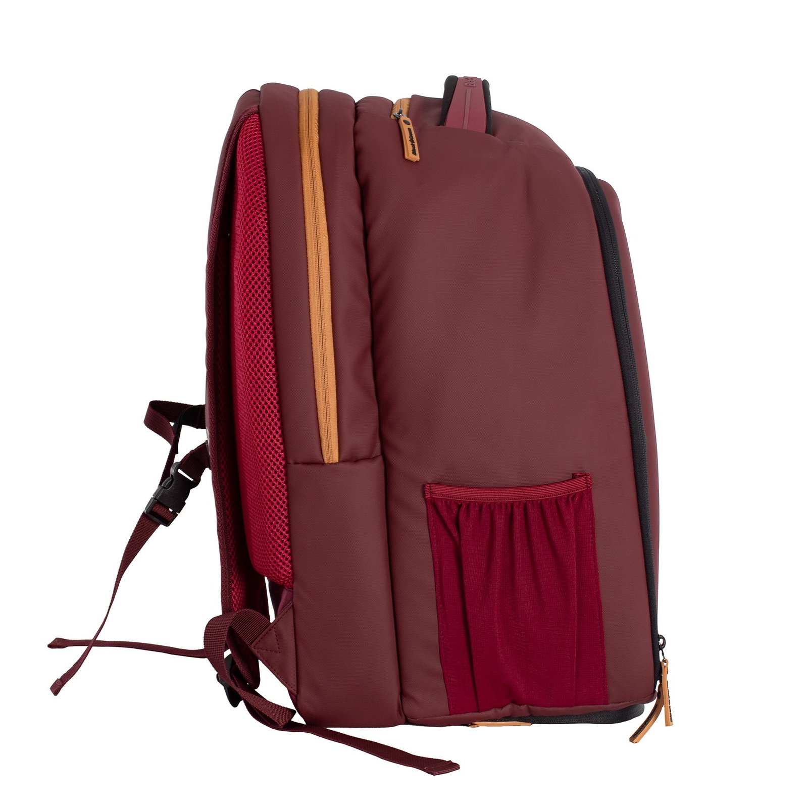 mochila black crown magic burdeos dorado 11