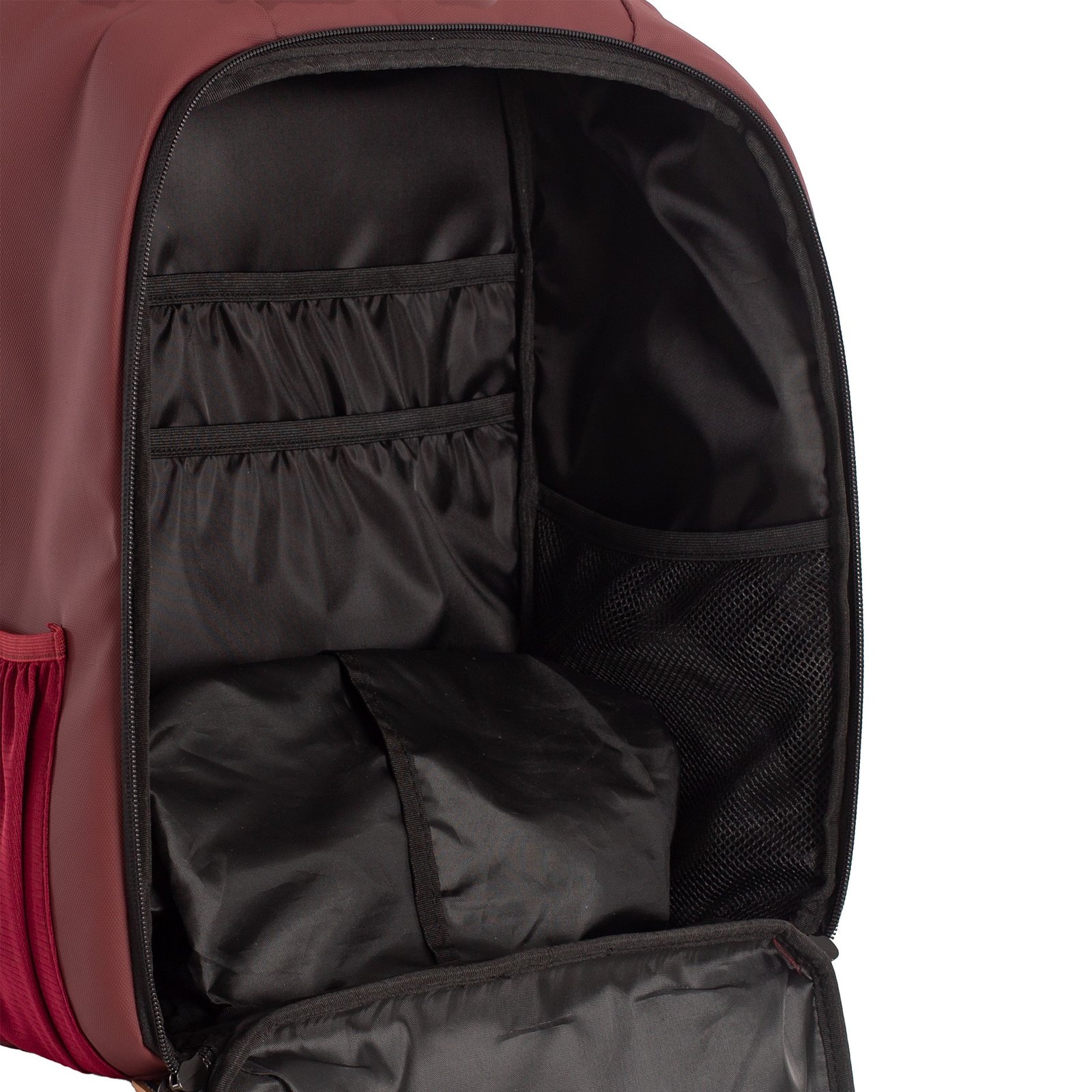 mochila black crown magic burdeos dorado 5