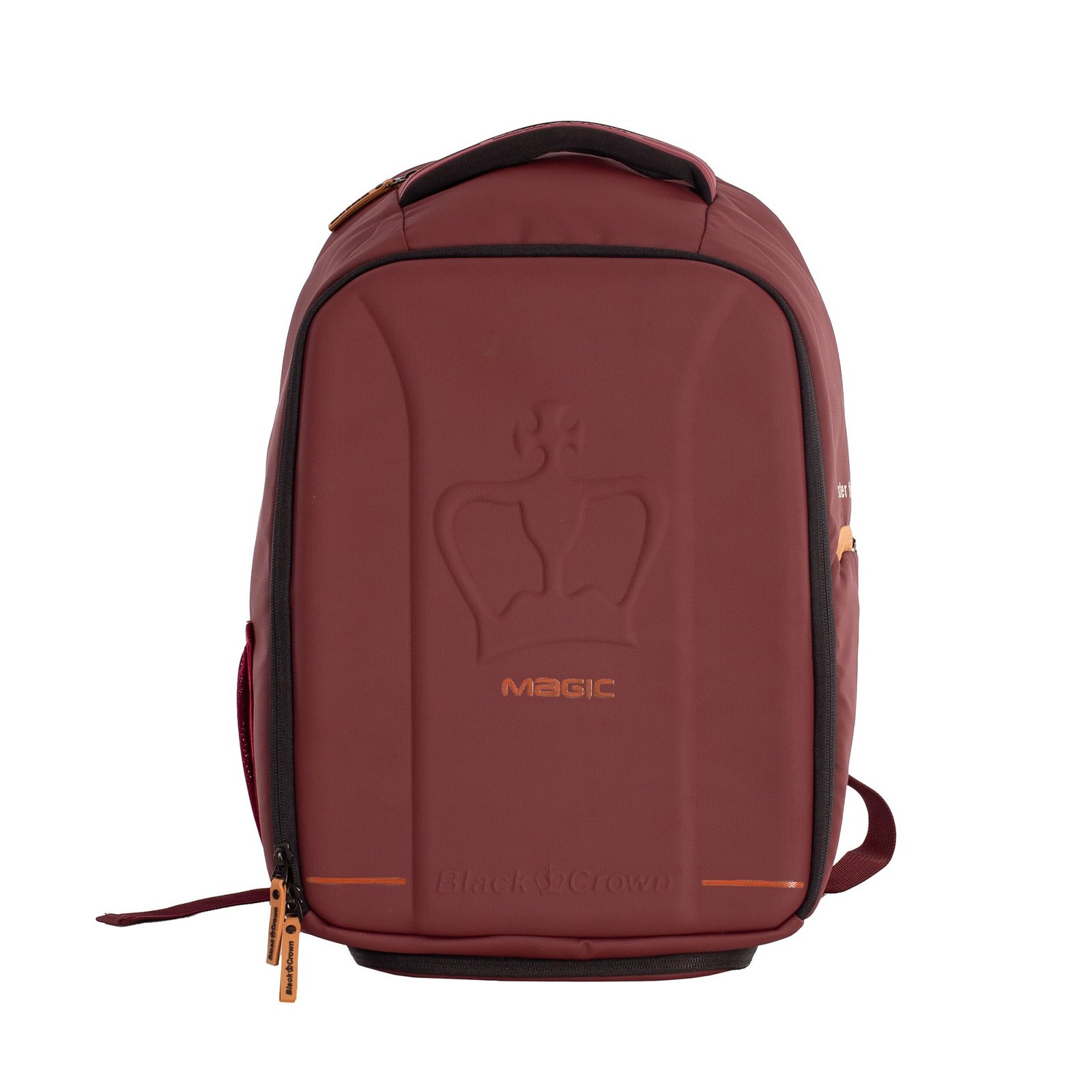 mochila black crown magic burdeos dorado 6