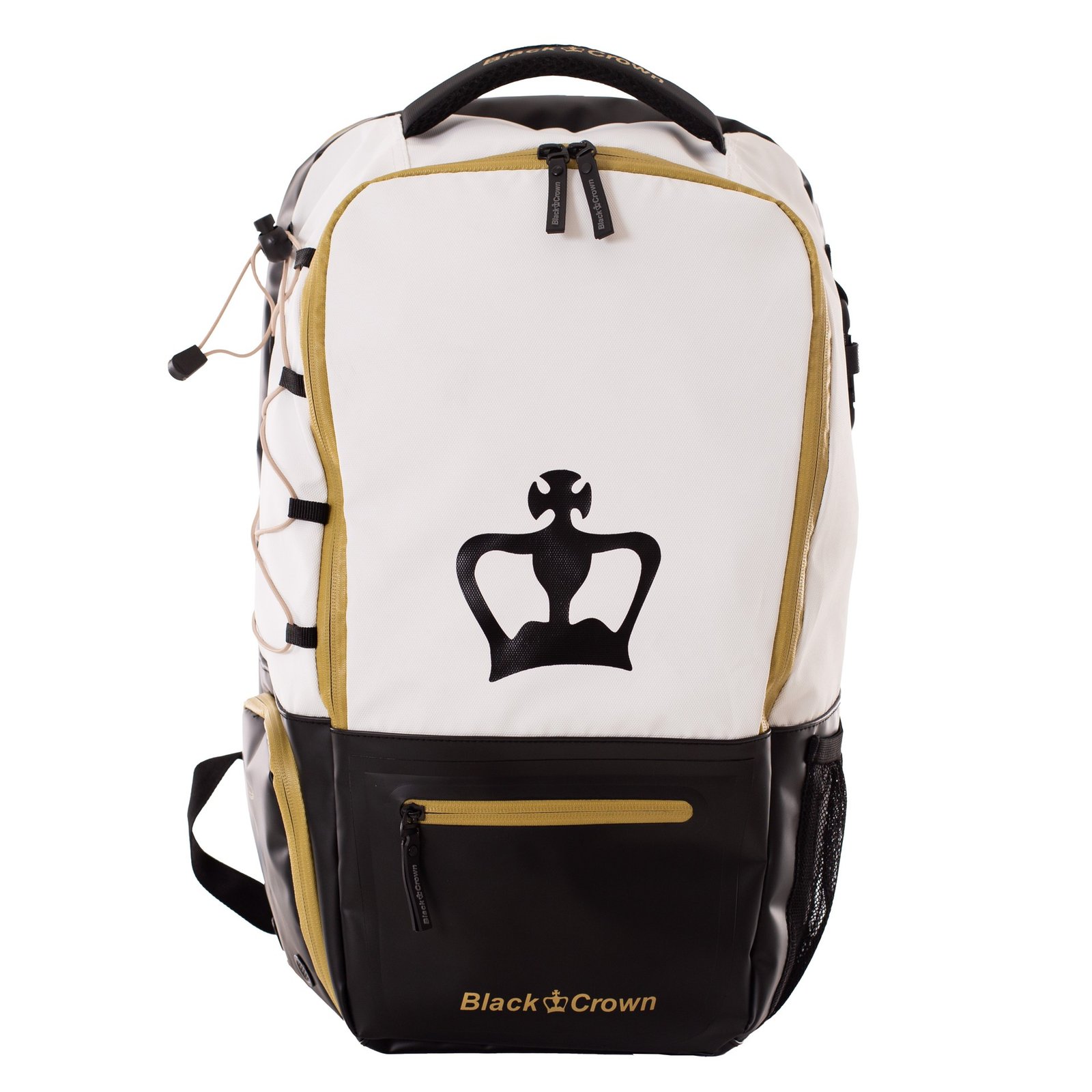 mochila black crown raptor v2 blanco dorado 2