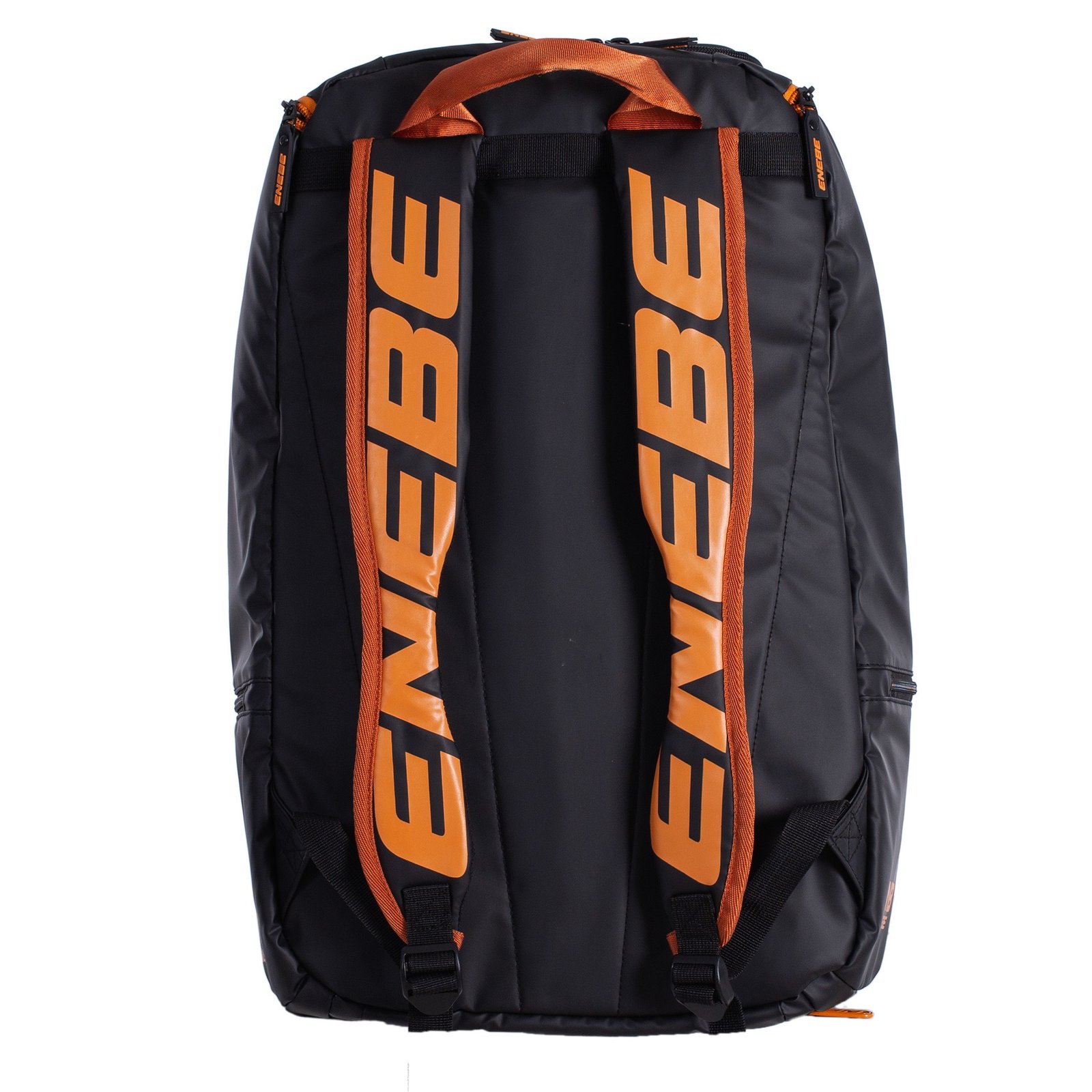 mochila enebe mustang negro naranja 1