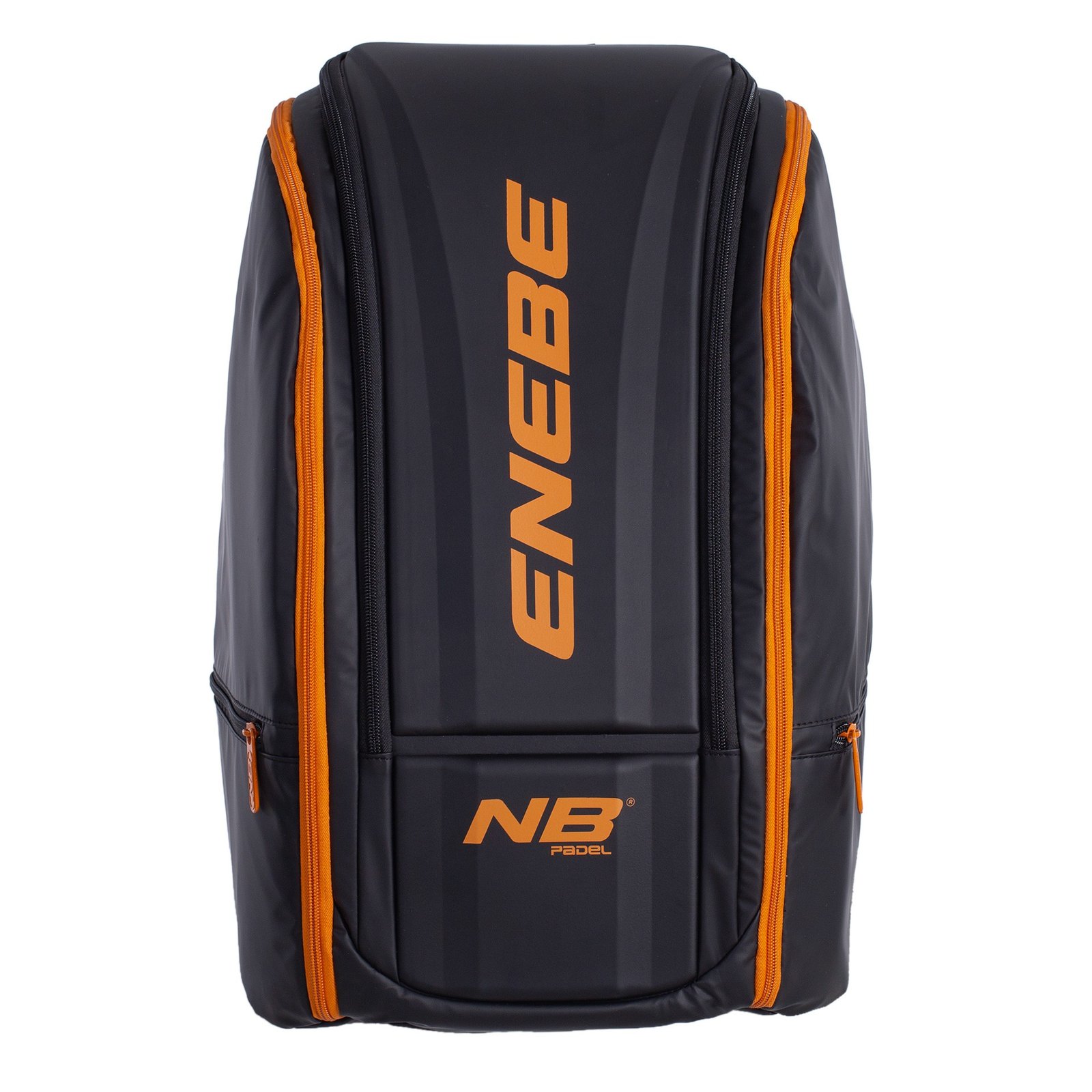 mochila enebe mustang negro naranja 2