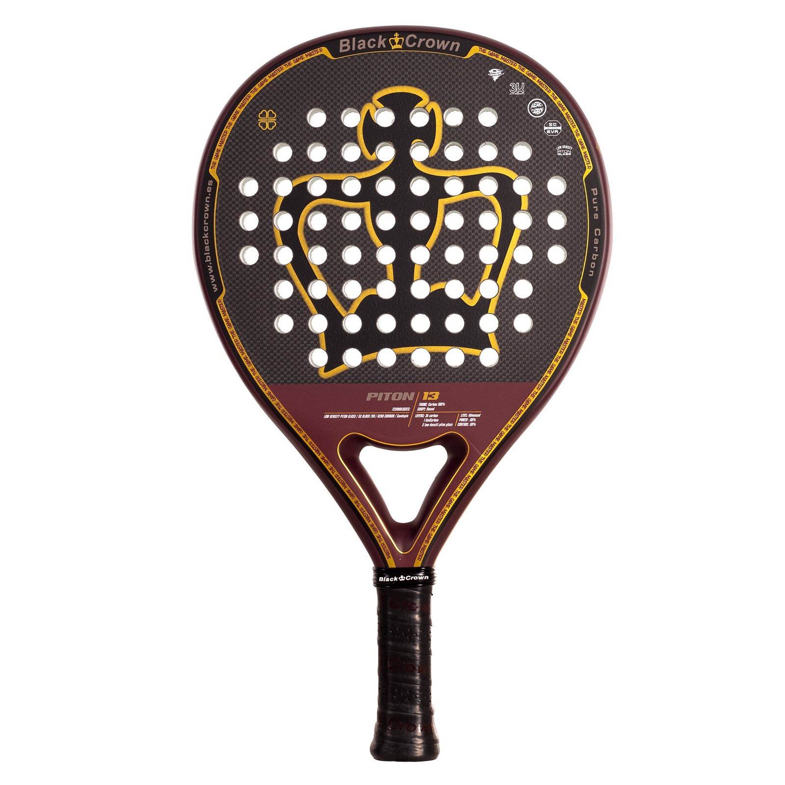 pala de pádel black crown piton 13 1