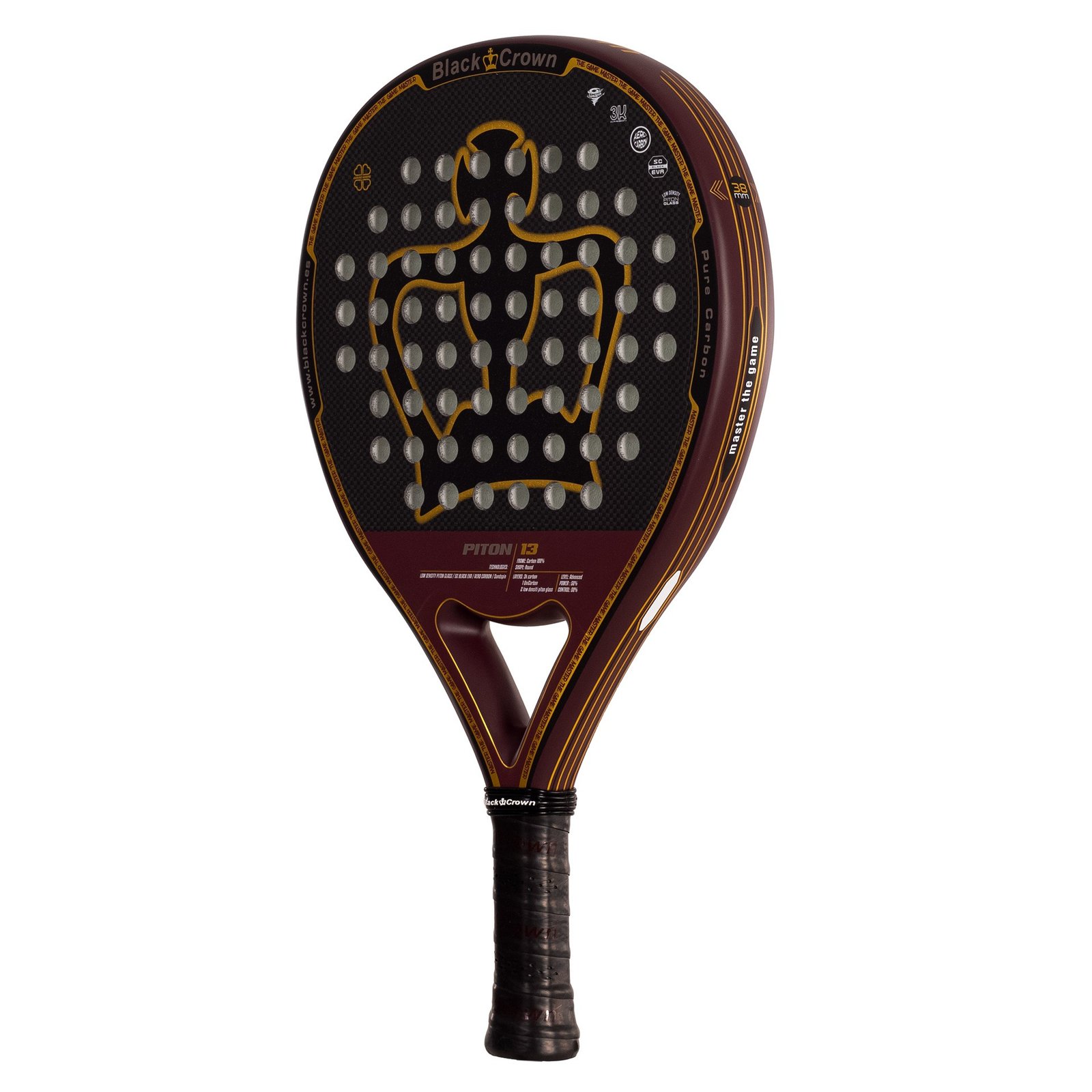 pala de pádel black crown piton 13 2