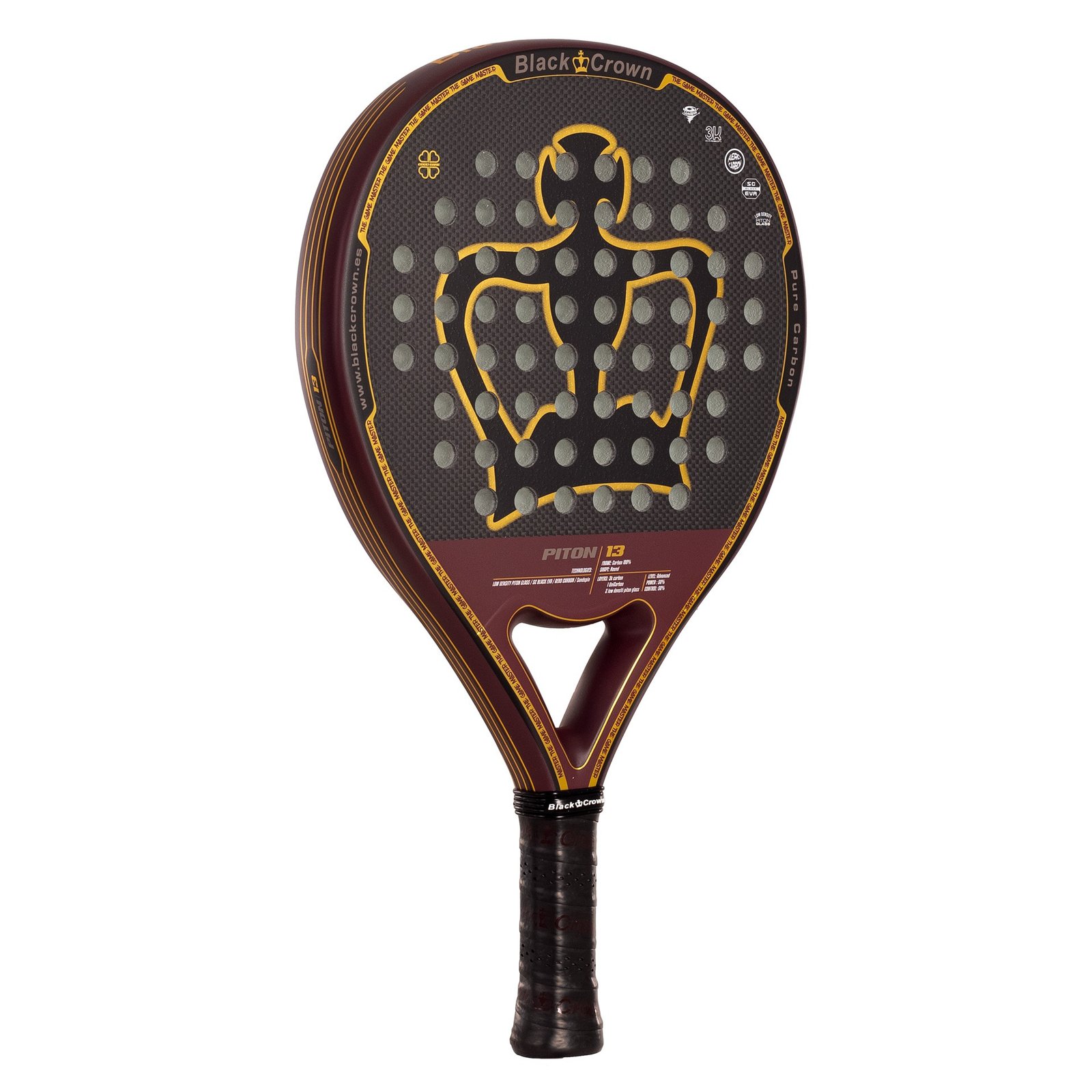 pala de pádel black crown piton 13 3