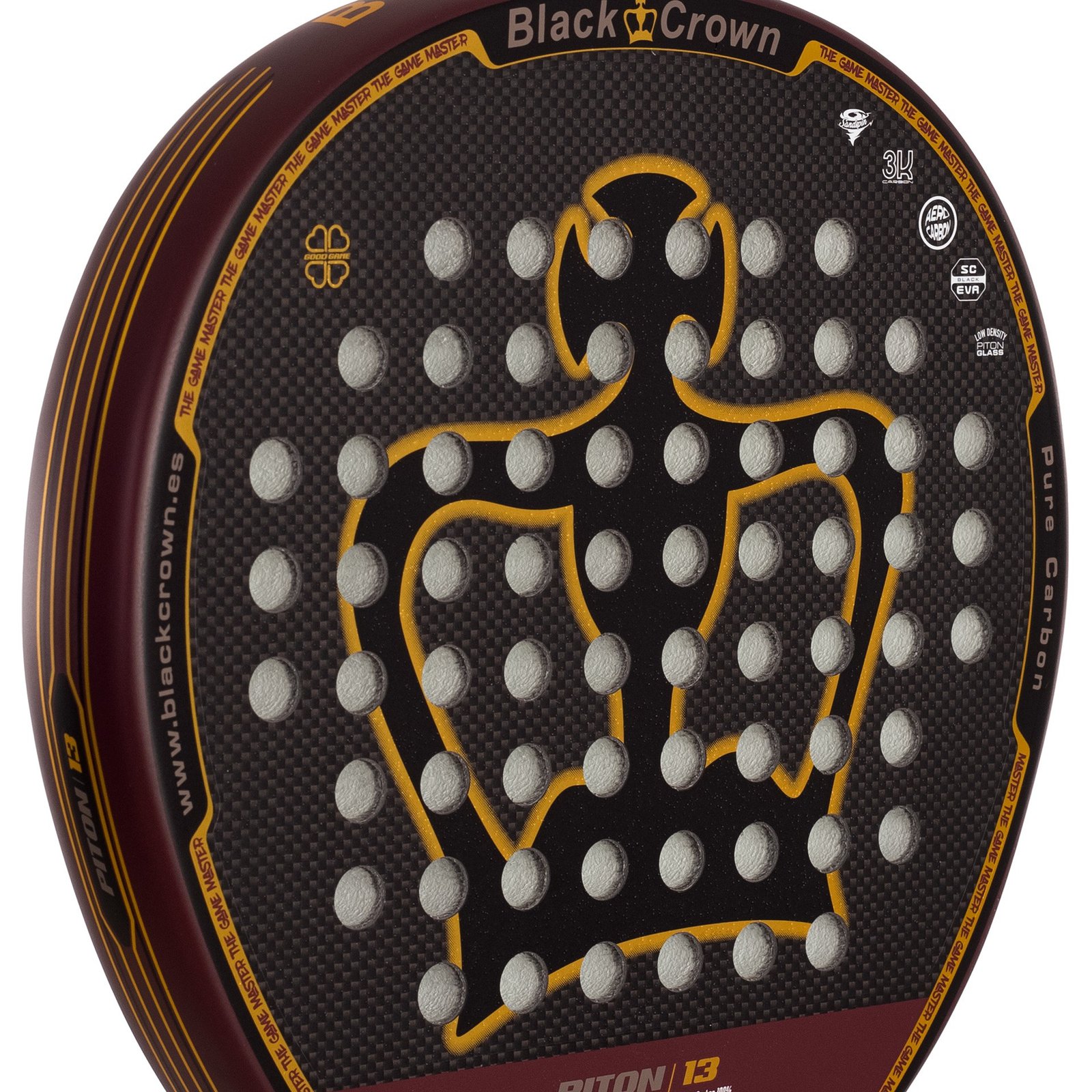 pala de pádel black crown piton 13 4