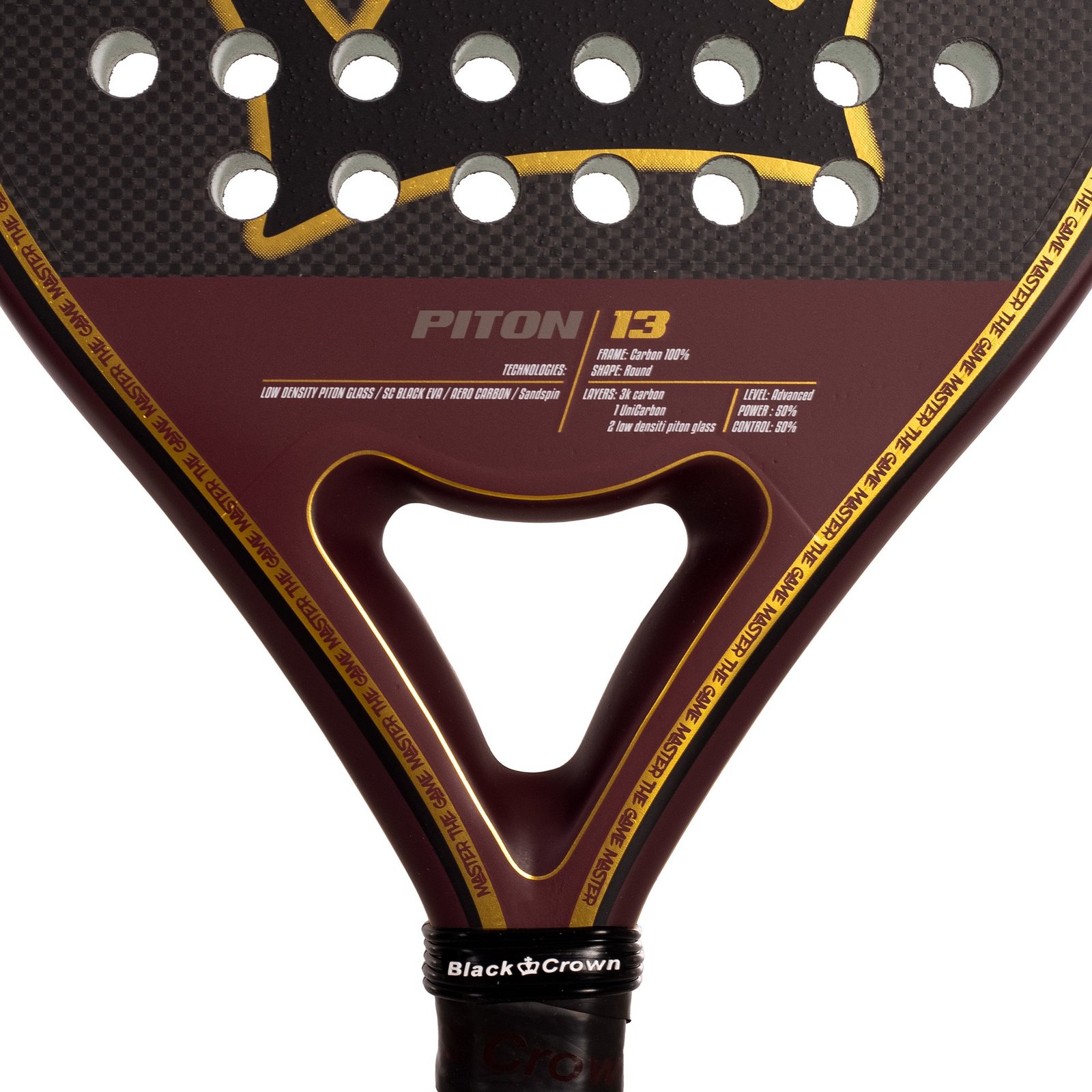pala de pádel black crown piton 13 5