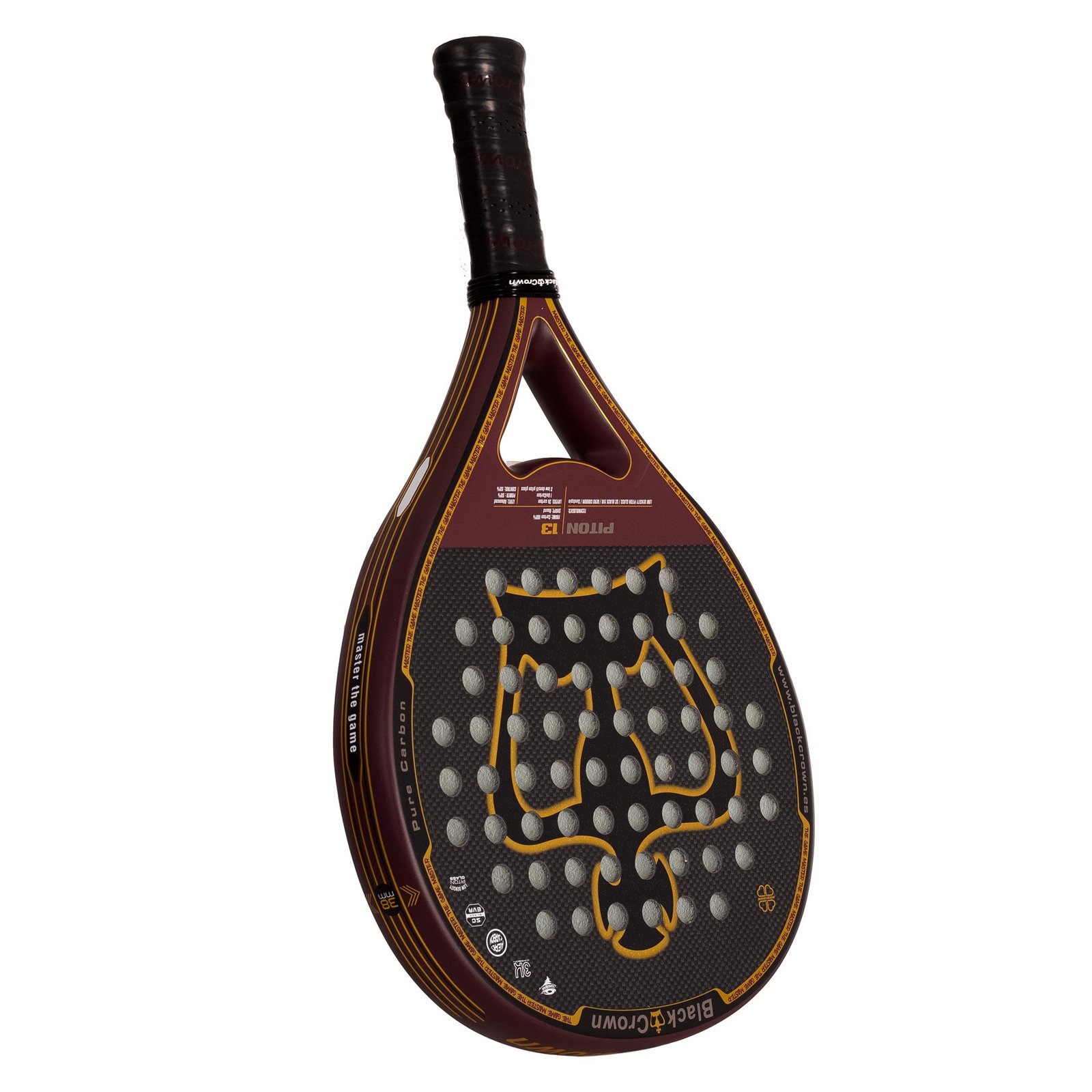 pala de pádel black crown piton 13 6