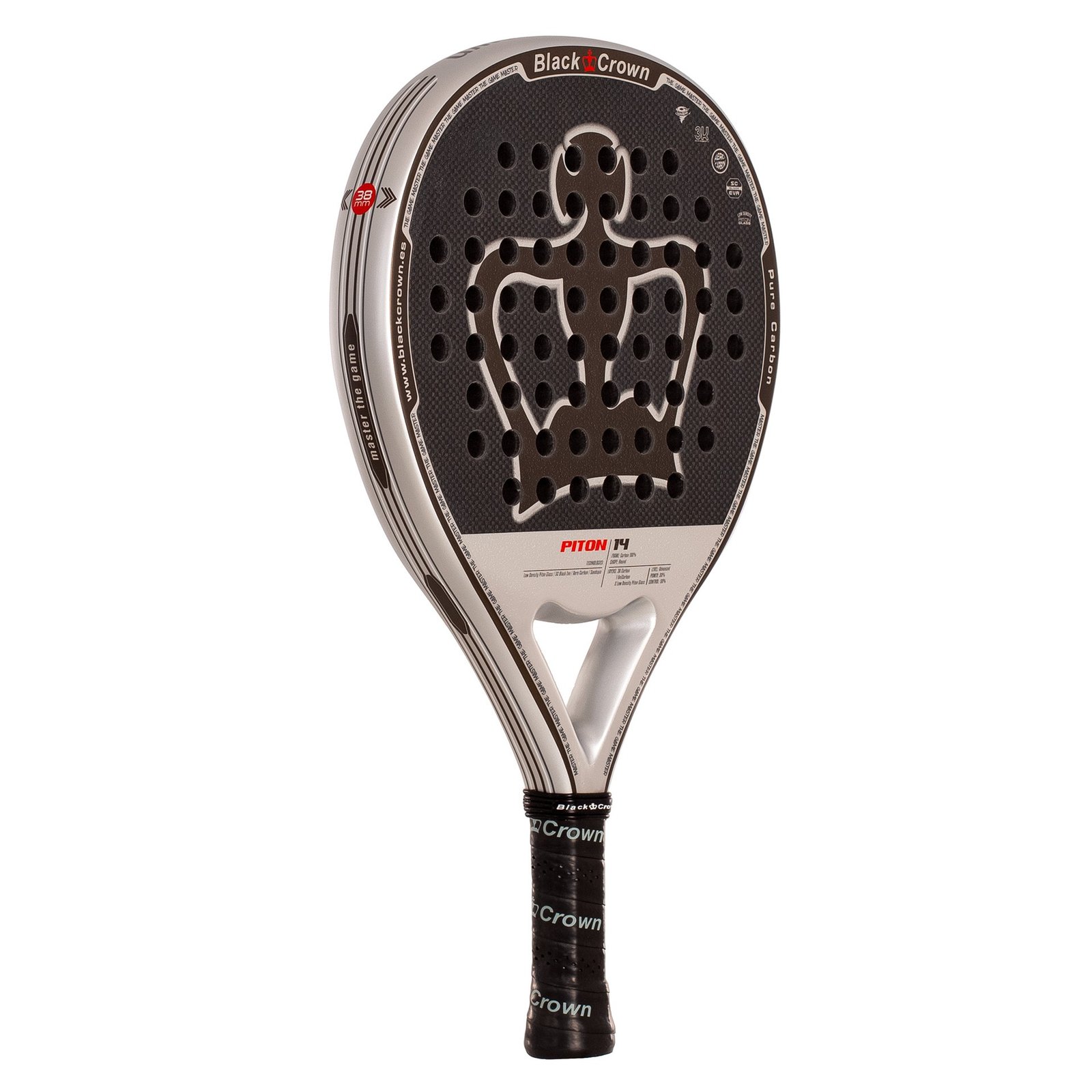 pala de pádel black crown piton 14 6